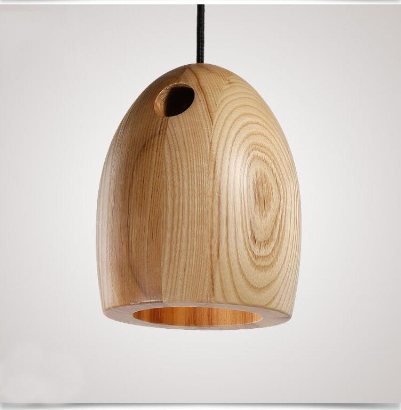 Chinese Classical Wooden Pendant Lights Modern Design Art Led Hanglamp Living Room Bedroom Pendant Lamps Cafe Bar Suspension