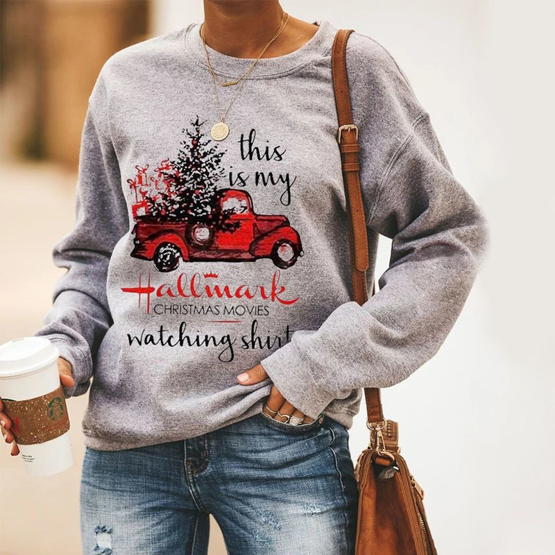 Hallmark Christmas Movies Watching Sweatshirt Women Festival Clothing Printed Tracksuit Merry Christmas Sweatshirts Plus Size T200102
Hallmark Christmas Movies Watching Sweatshirt Women Festival Clothing Printed Tracksuit Merry Christmas Sweatshirts Plus Size T200102