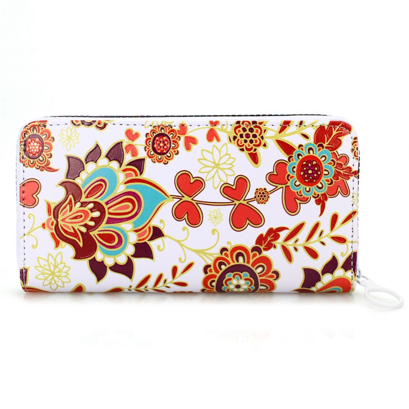 Hand-painted women's wallet printed texture women's long purse fresh artical Pu leather zipper women wallet oil painting fashion wallet, Red;black
Hand-painted women's wallet printed texture women's long purse fresh artical Pu leather zipper women wallet oil painting fashion wallet, Red;black