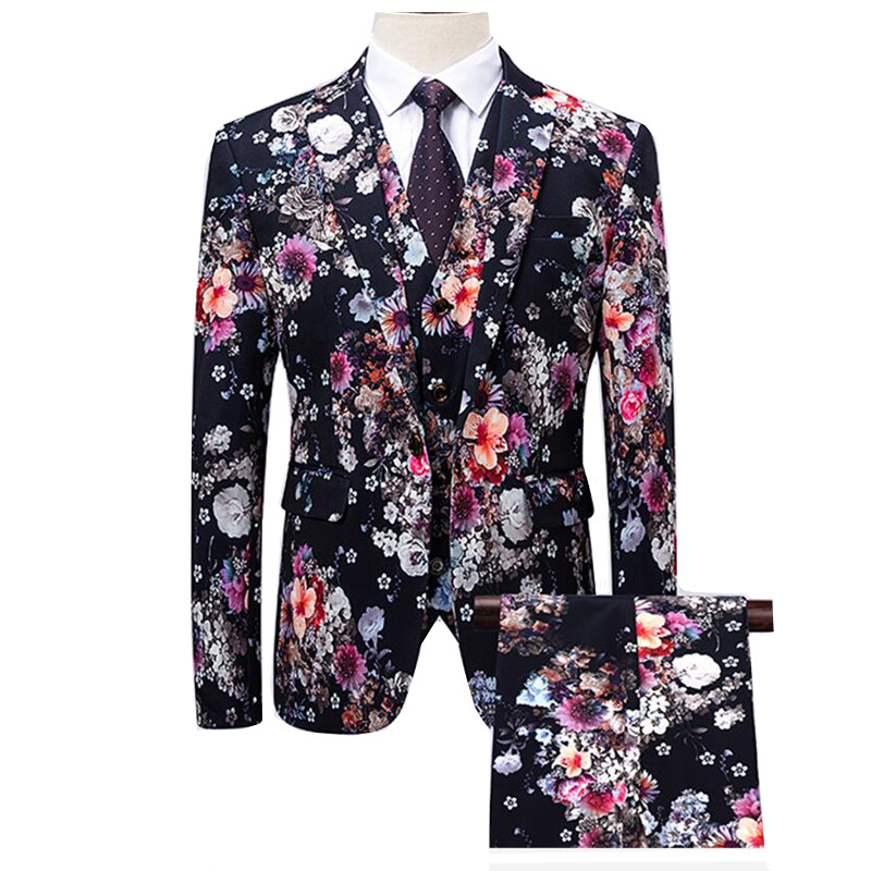 2020 Classic Men Flower Dress Mens Suit Three-piece suit Slim Fit Male Wedding Party Suits Man Blazer Jackets Vest Pant Size 6XL, Tu se
2020 Classic Men Flower Dress Mens Suit Three-piece suit Slim Fit Male Wedding Party Suits Man Blazer Jackets Vest Pant Size 6XL, Tu se