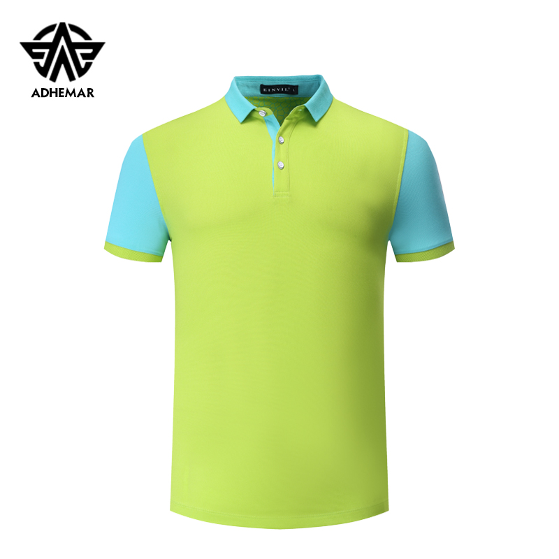 Adhemar breathable golf shirt fashionable t-shirt for men with collar short sleeve outdoors sports clothes for women