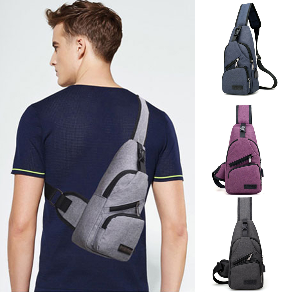 Men Canvas Creative USB Charger Port Anti-theft Chest Pack Travel Bags Backpack Rucksack Shoulder Sling Bag, Black
Men Canvas Creative USB Charger Port Anti-theft Chest Pack Travel Bags Backpack Rucksack Shoulder Sling Bag, Black