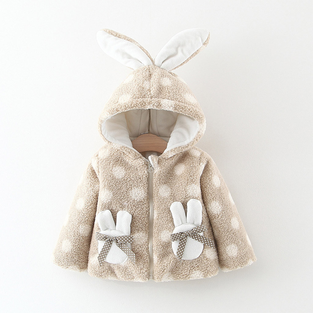 Baby Children Loose Coat Zipper Bow Little Rabbit Pocket Rabbit Hat Dot Pattern newborn clothes kids clothes, Pink
Baby Children Loose Coat Zipper Bow Little Rabbit Pocket Rabbit Hat Dot Pattern newborn clothes kids clothes, Pink