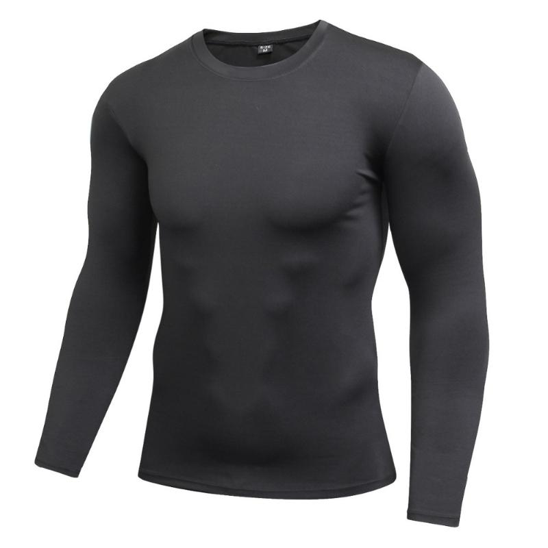 Men Running T shirts With Long Sleeve Fast Drying Fitness GYM Base Layer Tops Sports Compression Basketball Tight Tops, Blue 
Men Running T shirts With Long Sleeve Fast Drying Fitness GYM Base Layer Tops Sports Compression Basketball Tight Tops, Blue