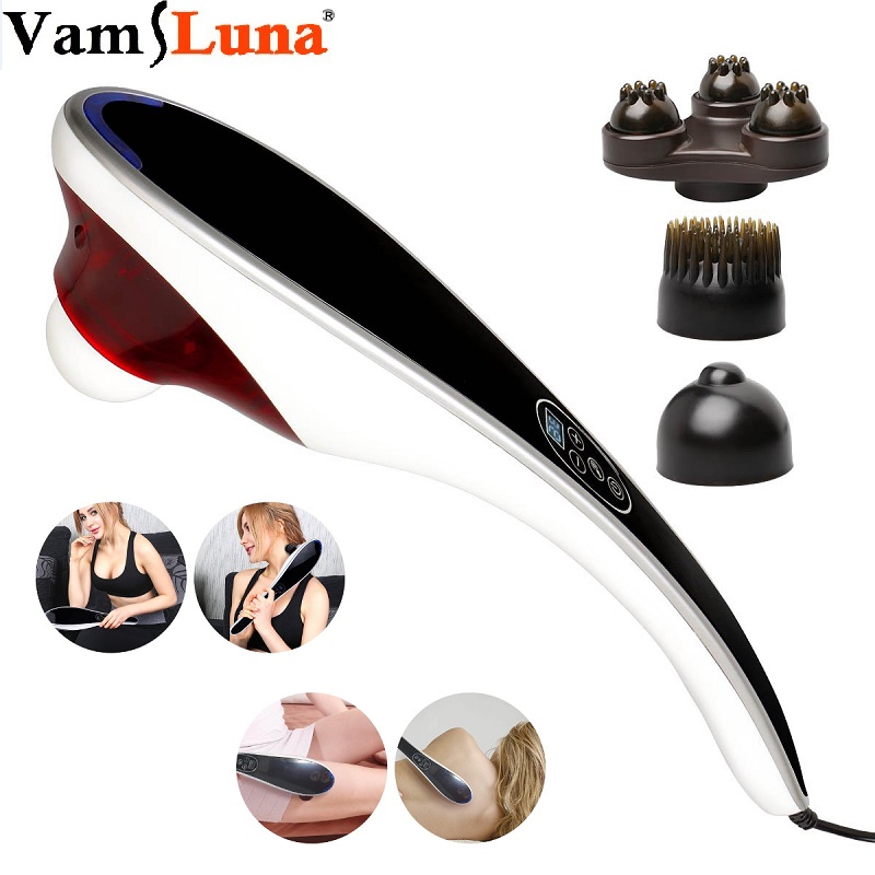 Electric Back Massagers Percussion Deep Tissue Handheld for Neck Body Shoulders Leg Relax - Shiatsu Infrared
Electric Back Massagers Percussion Deep Tissue Handheld for Neck Body Shoulders Leg Relax - Shiatsu Infrared