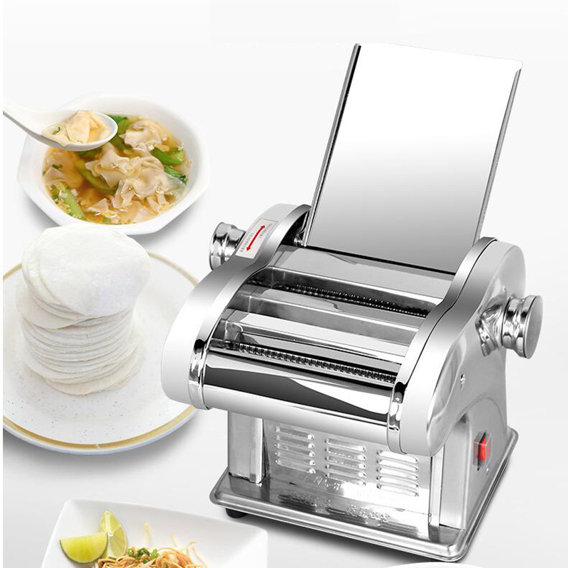 Stainless Steel Noodle Machine Household Electric Pasta Pressing Machine Ganmian Mechanism Commercial Electric Noodle Makers
