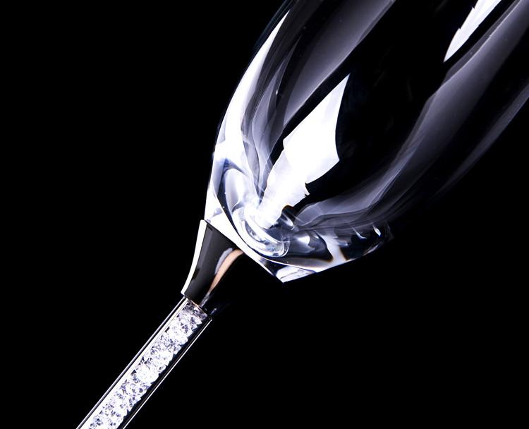 2pc Wedding Glasses Champagne Flutes Crystalline Party Gift Toasting Glass Goblet Crystal Engrave Anniversary Gift with Box8524796