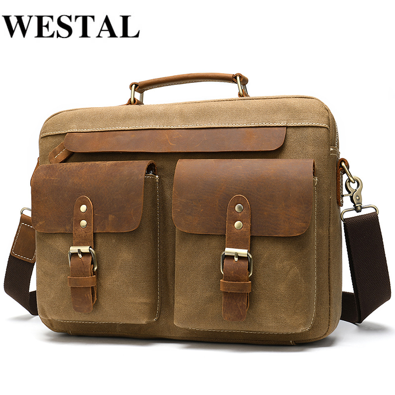 WESTAL Men Briefcases Men's Bag Genuine Leather Business Office Bags for Men Laptop Bag Leather Briefcases Male Lawyer Bags, Brown
WESTAL Men Briefcases Men's Bag Genuine Leather Business Office Bags for Men Laptop Bag Leather Briefcases Male Lawyer Bags, Brown