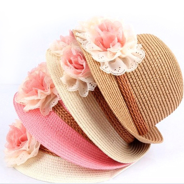 Hat Korean-style CHILDREN'S Straw Hat Semi-Revers Flower Girls Beach Sun Casual Sun-resistant Cap for Kids, Beige
Hat Korean-style CHILDREN'S Straw Hat Semi-Revers Flower Girls Beach Sun Casual Sun-resistant Cap for Kids, Beige