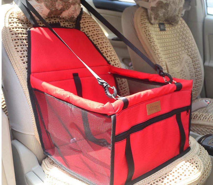 Folding Supplies Waterproof Dog Mat Blanket Safety Pet Car Seat Bag Double Thick Travel Accessories Mesh Hanging Bags