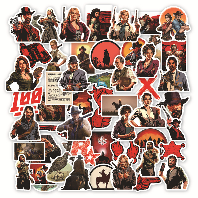 100pcs/Lot Top Game Characters Exciting Stickers Scrapbooking For Laptop Macbook Skateboard Guitar Luggage Motor Cycle