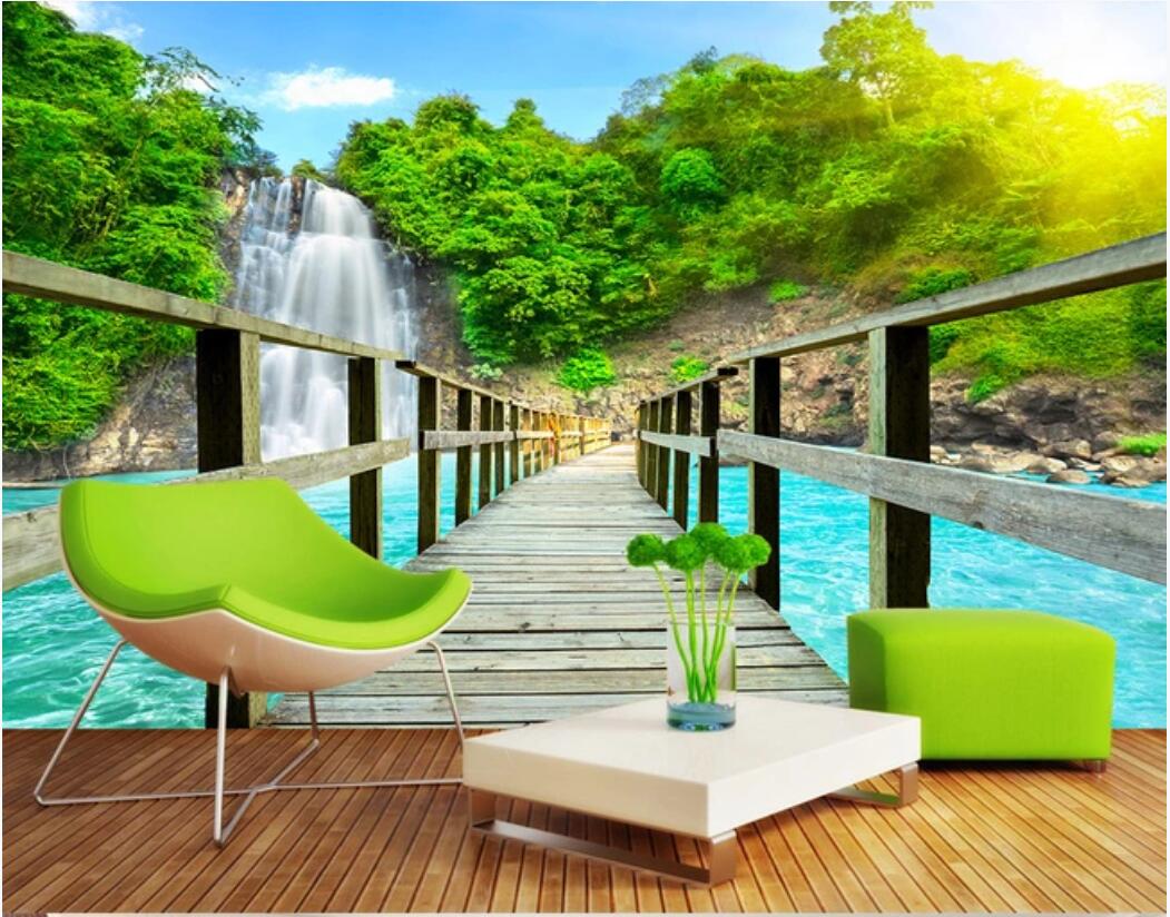 3d room wallpaper custom photo mural Waterfall wooden bridge 3D landscape background wall background painting wallpaper for walls 3 d, Non-woven fabric
3d room wallpaper custom photo mural Waterfall wooden bridge 3D landscape background wall background painting wallpaper for walls 3 d, Non-woven fabric