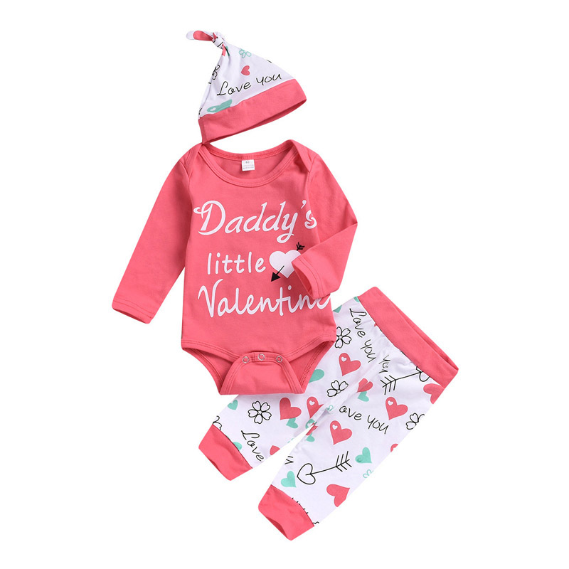 Baby Valentine Floral Sets Infant Girls Letter Long Sleeve Kids Casual Clothes Girls Love You Printed Pants Toddler Outfits With Hats 06, Mixed color (remark or randomly)
Baby Valentine Floral Sets Infant Girls Letter Long Sleeve Kids Casual Clothes Girls Love You Printed Pants Toddler Outfits With Hats 06, Mixed color (remark or randomly)