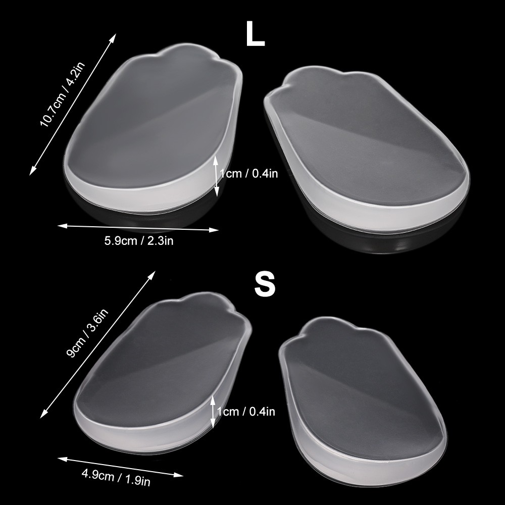 Silicone Orthopedic Orthotic Insole Shoe Pads Insoles for XO Type Legs Flat Foot Arch Varus Valgus Toe Separator Feet Finger Corrector