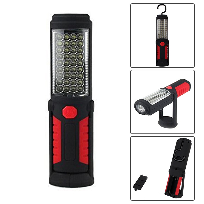 USB Charging 36+5LED Magnetic Work Hand Flashlight Emergency Inspection Work Torch Light with Hook Magnet Portable Lantern