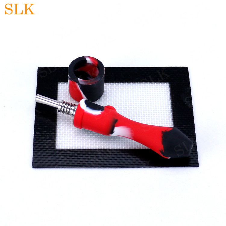 10mm Tobacco Smoking Pipe Cigar Pipes Concentrate Oil Silicone Pipes Smoking with Titanium Nail silicone dab straw bongs
10mm Tobacco Smoking Pipe Cigar Pipes Concentrate Oil Silicone Pipes Smoking with Titanium Nail silicone dab straw bongs