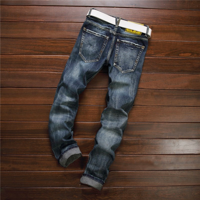 Fashion-Mens Fashion Straight Jeans Ripped Slim Blue Biker Jeans Men Fit Streetwear Zipper Fly Long Trousers Pants Males Jeans Clothes, Blue 1
Fashion-Mens Fashion Straight Jeans Ripped Slim Blue Biker Jeans Men Fit Streetwear Zipper Fly Long Trousers Pants Males Jeans Clothes, Blue 1