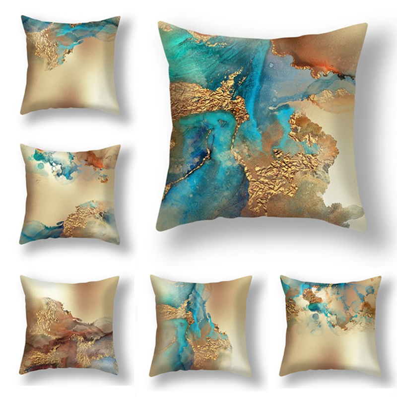 Abstract Printing Gold Cushion Cover Home Decor Sofa Seat Chair Back Pillow Case Soft Cozy Polyester 45x45cm Pillowcase, Model 9
Abstract Printing Gold Cushion Cover Home Decor Sofa Seat Chair Back Pillow Case Soft Cozy Polyester 45x45cm Pillowcase, Model 9