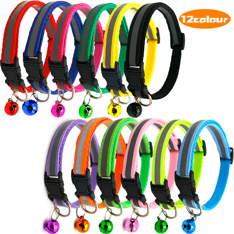 Collars For Dog With Bells Reflective Adjustable Necklace Pet Puppy kitten Collar Accessories Pet shop products
Collars For Dog With Bells Reflective Adjustable Necklace Pet Puppy kitten Collar Accessories Pet shop products