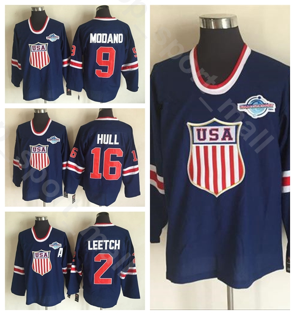 2002 USA Hockey Jerseyss Team OLYMPIC 16 Brett Hull 2 Brian Leetch 9 Mike Modano Team Color Navy Blue All Stitched Free Shipping, Black
2002 USA Hockey Jerseyss Team OLYMPIC 16 Brett Hull 2 Brian Leetch 9 Mike Modano Team Color Navy Blue All Stitched Free Shipping, Black