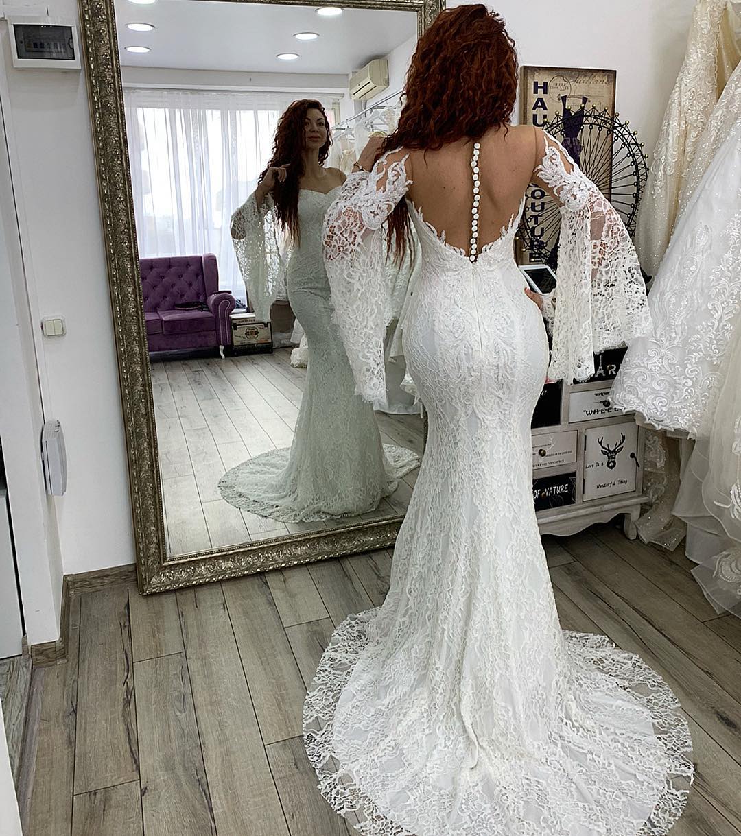 2019 New Mermaid Wedding Dresses Bridal Sweetheart Wedding Gowns Lace Appliques Backless Slim Fit Wedding Dress