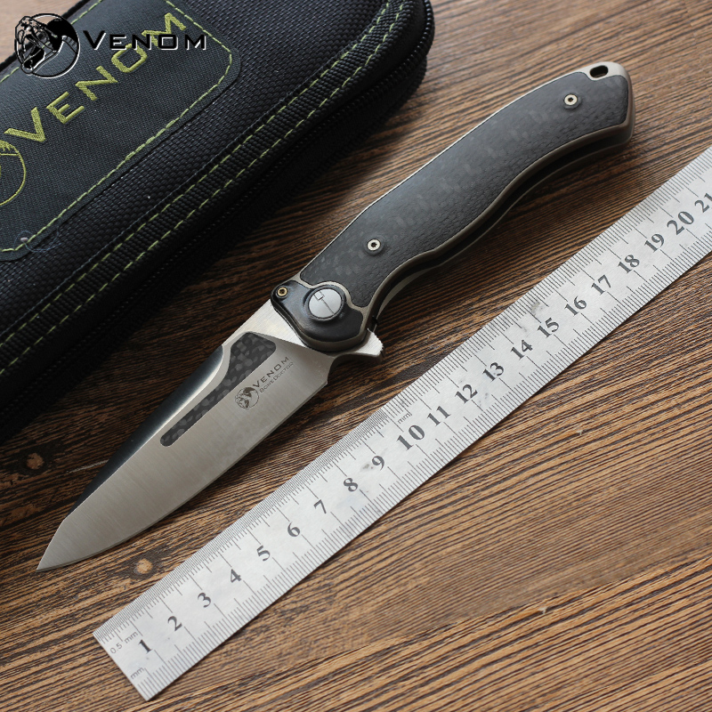 VENOM BONE DOCTOR folding knife EDC Titanium handle M390 blade survival Knives pocket Tactical tools hunting knife Xmas gift drop shipping
VENOM BONE DOCTOR folding knife EDC Titanium handle M390 blade survival Knives pocket Tactical tools hunting knife Xmas gift drop shipping