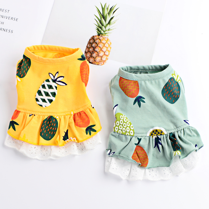 Pineapple Pet Dog Clothes For Small Medium Dog Costume Puppy Skirt Couple Dogs Pets Clothing For Dogs Shirt Pet Dress Ropa Perro
Pineapple Pet Dog Clothes For Small Medium Dog Costume Puppy Skirt Couple Dogs Pets Clothing For Dogs Shirt Pet Dress Ropa Perro