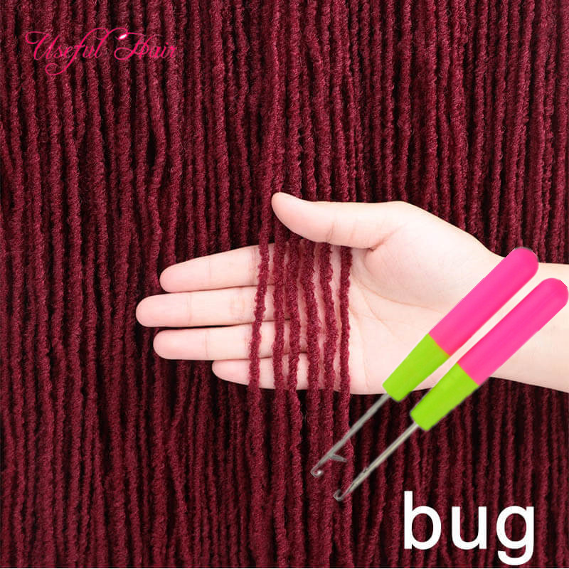 Dreadlocks DIY Micro Locs Sister Locs Crochet Hair Extensions Synthetic Hair Weave 18Inch Braiding Hair Straight for Women hooks gift Marley, #27
Dreadlocks DIY Micro Locs Sister Locs Crochet Hair Extensions Synthetic Hair Weave 18Inch Braiding Hair Straight for Women hooks gift Marley, #27