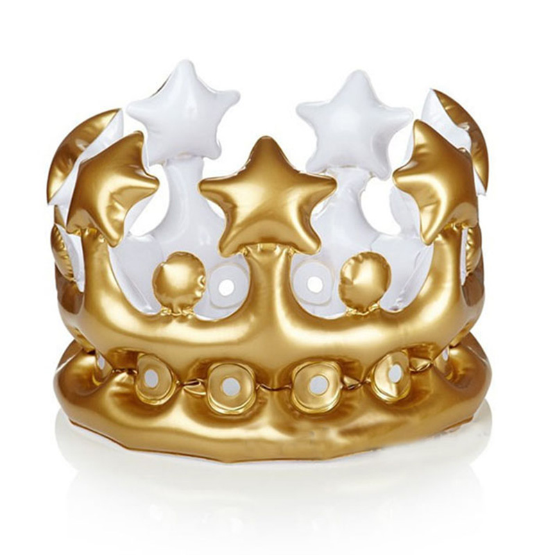 Creative Custom Inflatable Crown Inflated Hat Event / Festival Supplies Stadium Props Kids Birthday Party Decoration Party Hats
