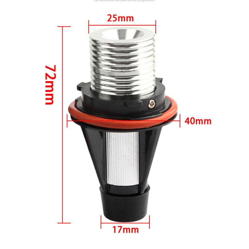 For BMW Angel Eyes Light Bulbs LED Headlight Marker Bulb E39 E53 E60 E63 E64 E66 E87 525i 530i xi 545i