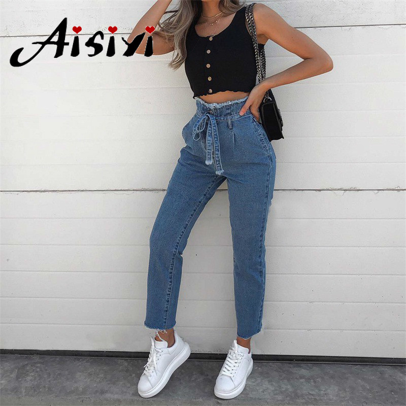 2020 High Waist Jeans For Women Slim Stretch Denim Jean Sexy Bodycon Tassel Belt Bandage Skinny Push Up Jeans Woman Plus size, Blue
2020 High Waist Jeans For Women Slim Stretch Denim Jean Sexy Bodycon Tassel Belt Bandage Skinny Push Up Jeans Woman Plus size, Blue