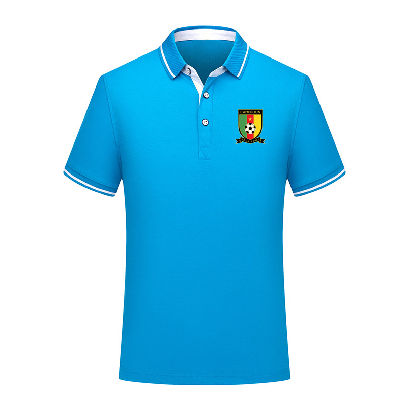 Cameroon Men Polo Shirt Summer Mens Business Casual Tops Men's sports Run Short Sleeve Polo Shirt training Clothing Polos Men's Polos
Cameroon Men Polo Shirt Summer Mens Business Casual Tops Men's sports Run Short Sleeve Polo Shirt training Clothing Polos Men's Polos