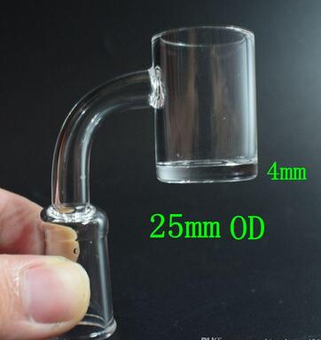 4mm Thick Clear Bottom Quartz Banger Nail 10mm 14mm 18mm Male Female Flat top 25mm Quartz Nail for Glass Water Bongs Dab Rigs
4mm Thick Clear Bottom Quartz Banger Nail 10mm 14mm 18mm Male Female Flat top 25mm Quartz Nail for Glass Water Bongs Dab Rigs