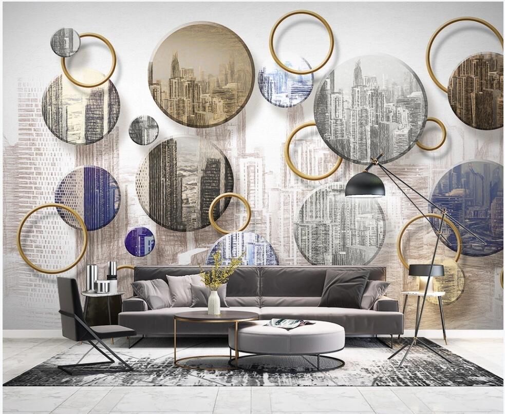 3d wallpaper on the wall custom photo Modern minimalist hand drawn city building circle living room 3d wall murals wallpaper for walls 3 d, Non-woven
3d wallpaper on the wall custom photo Modern minimalist hand drawn city building circle living room 3d wall murals wallpaper for walls 3 d, Non-woven