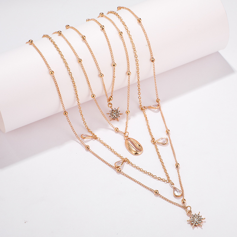 Fashion-Long pendant necklace Individuality Alloy Material Pendants for Women Birthday New Year Gift Drop Shipping