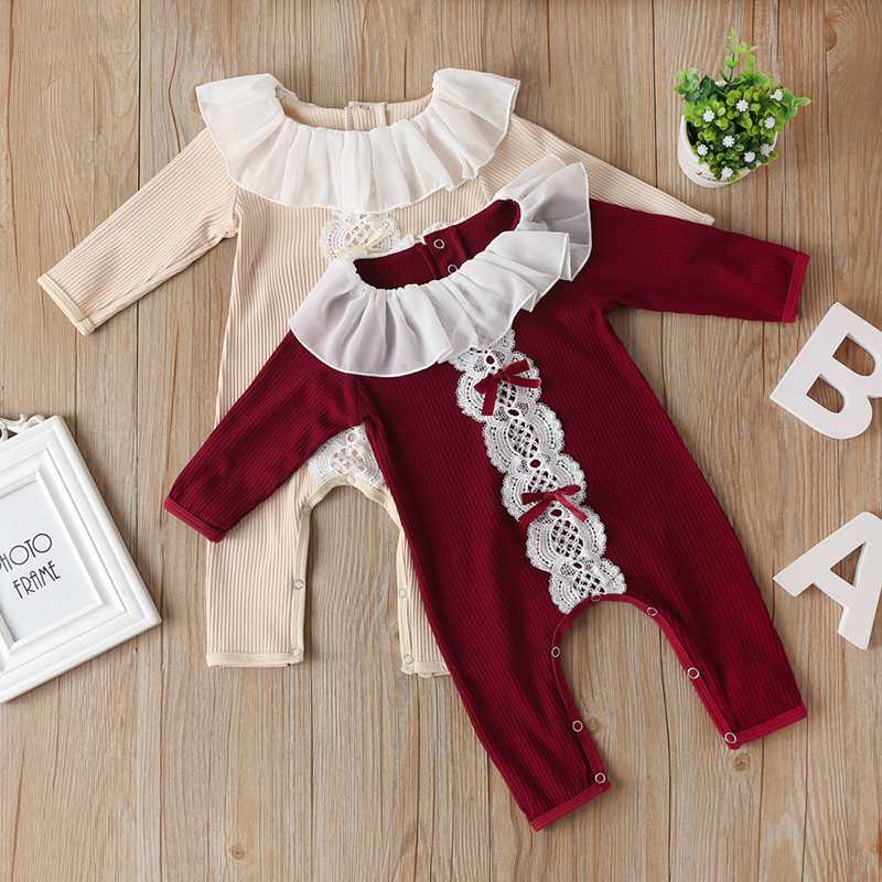 New Born Baby Girl Romper Spring Fall Long Sleeve Knitted Clothes Lace Floral Jumpsuit Outfit Newborn Infant Girls Clothing, Ah2576red
New Born Baby Girl Romper Spring Fall Long Sleeve Knitted Clothes Lace Floral Jumpsuit Outfit Newborn Infant Girls Clothing, Ah2576red