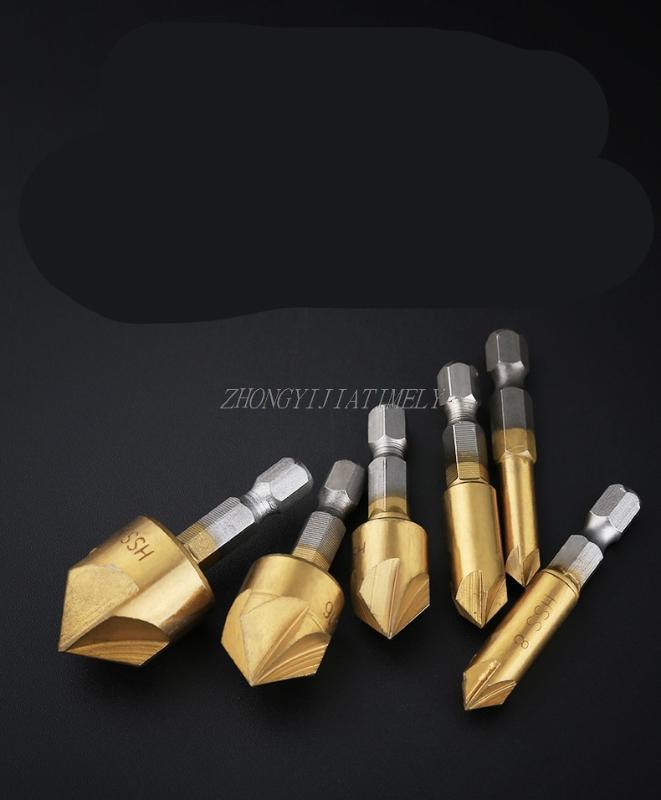 3PCS / set, five-edged chamfer, countersink, countersink, High carbon steel drill
3PCS / set, five-edged chamfer, countersink, countersink, High carbon steel drill