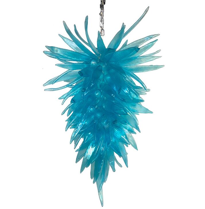 French Crystal Turquoise Hand Blown Lamps Hanging Chandeliers 48 Inches LED Bulbs Murano Glass Pendant Chandelier
French Crystal Turquoise Hand Blown Lamps Hanging Chandeliers 48 Inches LED Bulbs Murano Glass Pendant Chandelier
