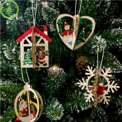 Christmas Tree Decorations 3D Xmas Tree Pendants Hanging Wooden Hot New Year Christmas Decoration Decoration For Home
Christmas Tree Decorations 3D Xmas Tree Pendants Hanging Wooden Hot New Year Christmas Decoration Decoration For Home