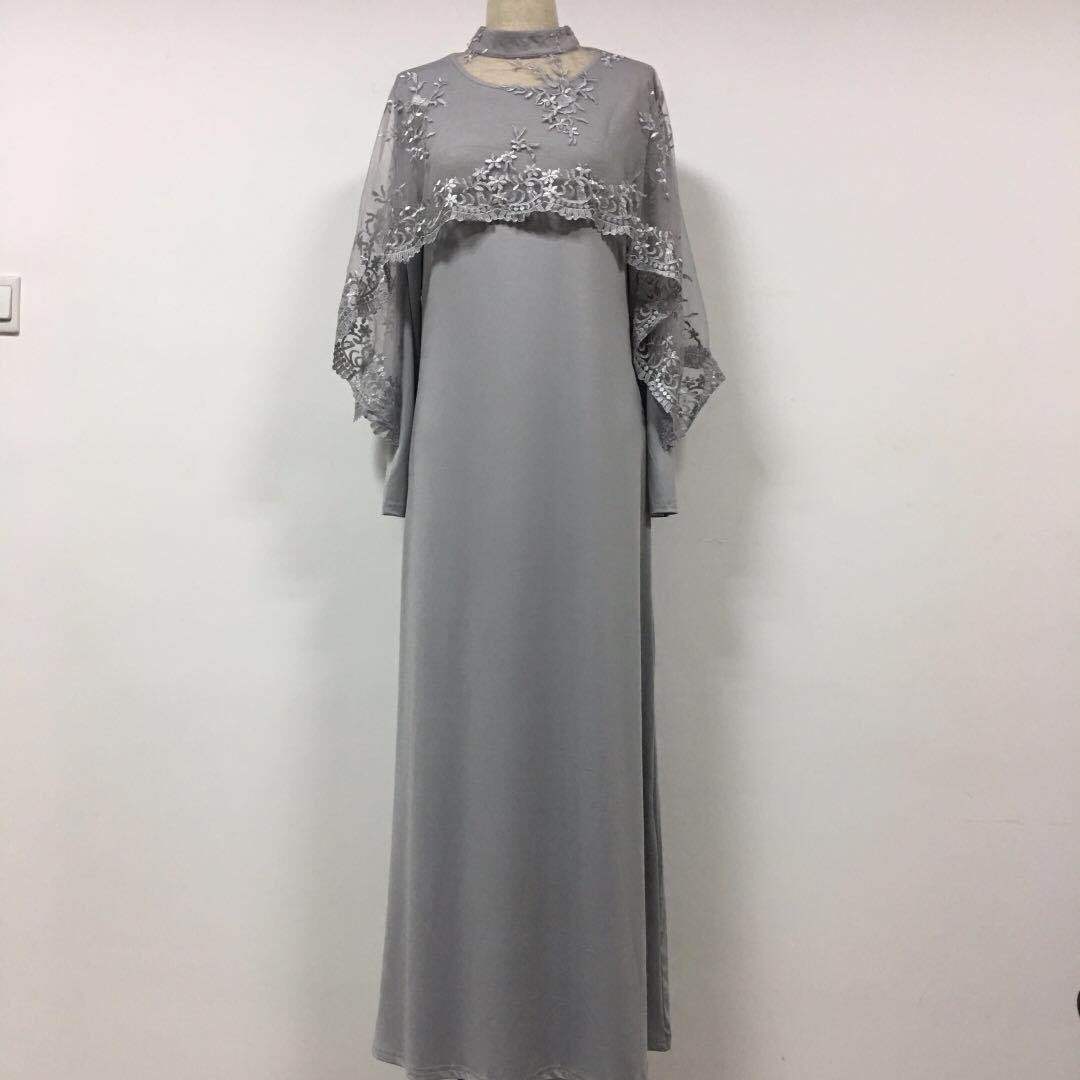 muslim maxi dresses abaya women arabic style embroidery print knit evening dress shawl kaftan ladies female ethnic party islamic clothing