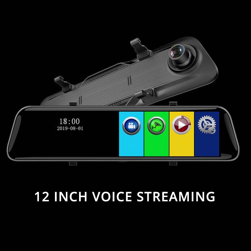 UNCOM DVR Dash Cam 12-inch full-screen voice-activated streaming media driving recorder HD rearview mirror dual lens car
UNCOM DVR Dash Cam 12-inch full-screen voice-activated streaming media driving recorder HD rearview mirror dual lens car