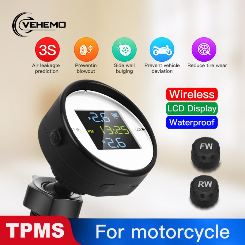 Tire Pressure Monitoring TPMS USB Tire Pressure Alarm 2PCS External Sensor Motorbike Wireless LCD Color Screen Explosion Proof
Tire Pressure Monitoring TPMS USB Tire Pressure Alarm 2PCS External Sensor Motorbike Wireless LCD Color Screen Explosion Proof