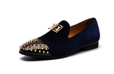 Fashion Men Shoes Velvet Rivets Casual shoes zapatos hombre Designer Wedding Male Oxford Shoes Men Flats Big yards US size : 7-12
Fashion Men Shoes Velvet Rivets Casual shoes zapatos hombre Designer Wedding Male Oxford Shoes Men Flats Big yards US size : 7-12