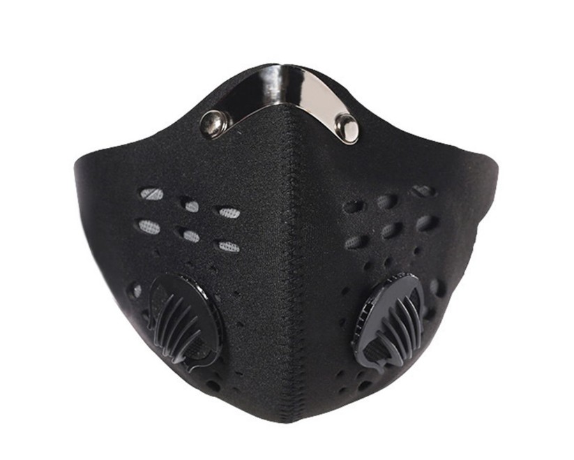 Black Protective Mask Bicycle Half Face Masks Anti-Dust Face Mask Breathable Activated Carbon Cycling Running Bicycle Mask 10 pcs