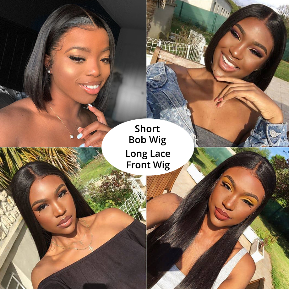 DIVA Glueless Full ace Human Hair Wigs Pre Plucked Hairline 13X6 Brazilian Straight Lace Frontal Wig 150%density Remy