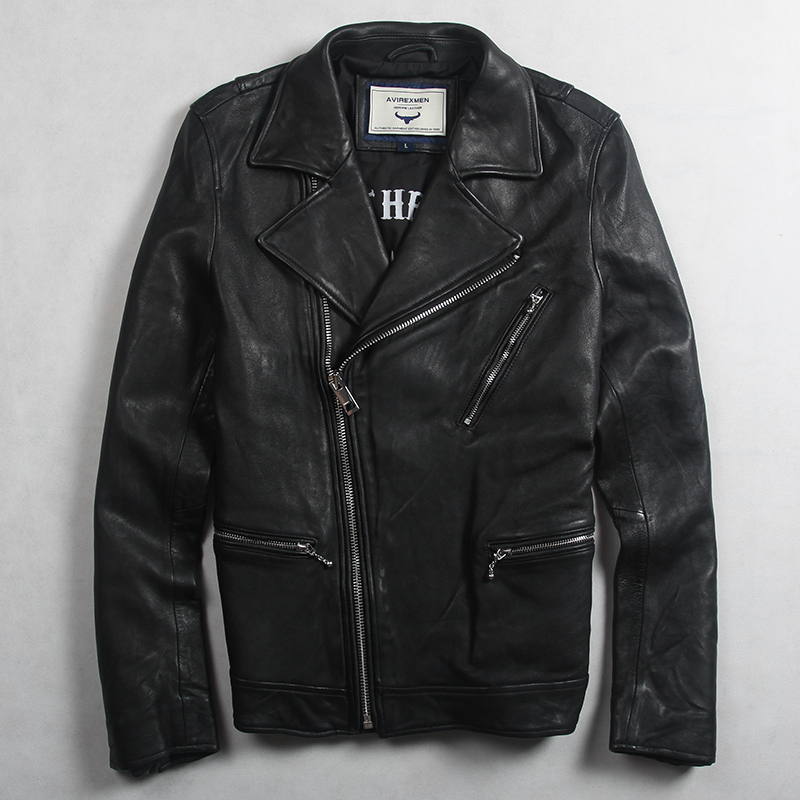 Avirexfly men' fashion genuine leather jacket with zipper pockets slim fit biker jacket men black real leather for men
Avirexfly men' fashion genuine leather jacket with zipper pockets slim fit biker jacket men black real leather for men
