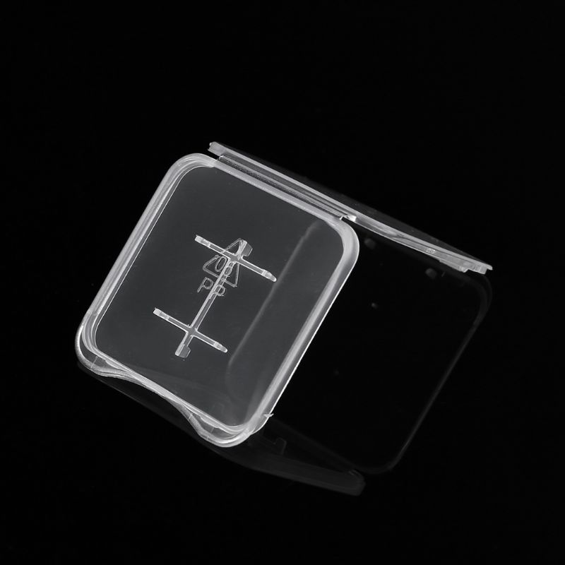 2 in 1 Standard Memory pack box Card Case Holder Micro SD TF Card Storage Transparent Plastic Boxes