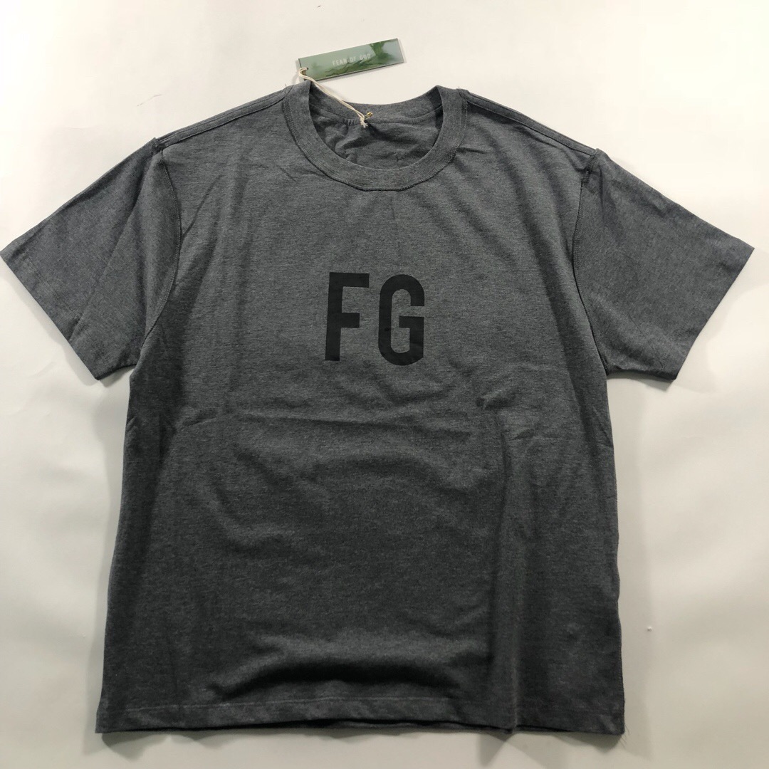 Fashion-GOD 6TH INSIDE OUT FG Letter Printed T-shirt Casual FOG GSummer Breathable Short Sleeve Hip Hop Street Skateboard Tee