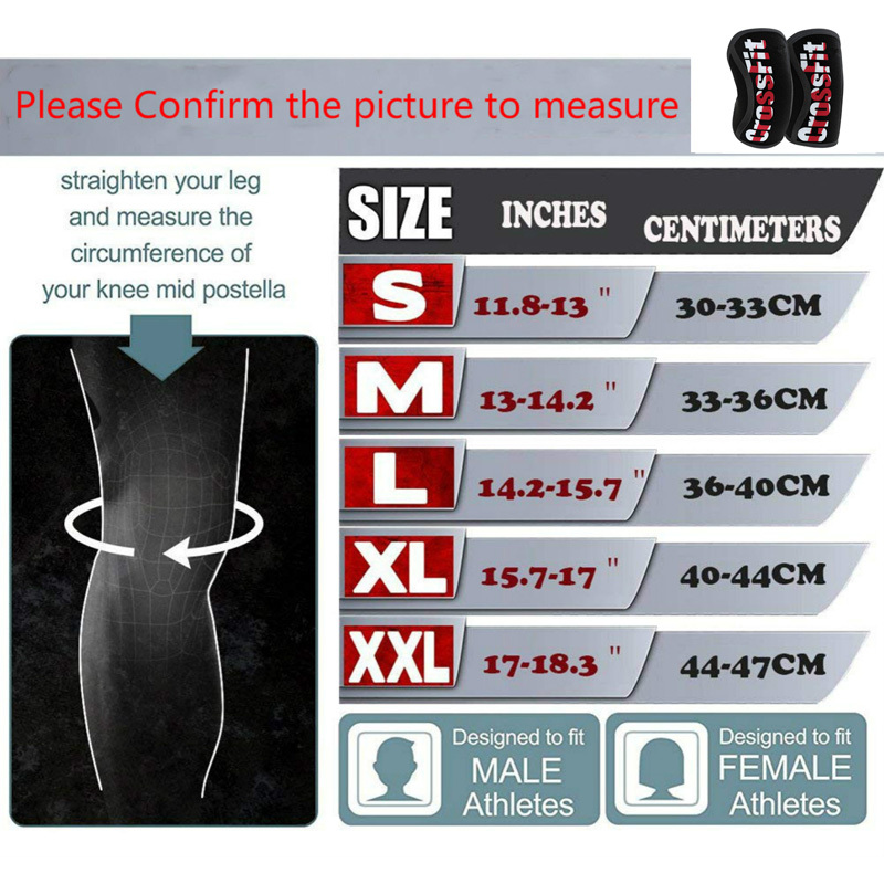 Letter Printed 7mm Neoprene Weightlifting Kneepad Sports Powerlifting Crossfit Compression Knee pads Training Knee Support T191230