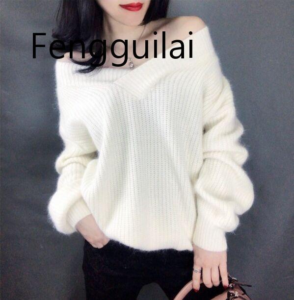 2020 Autumn Winter Women Casual Loose Pullover Knitted Sweaters Women Full Sleeve V Neck Pullovers Knitwear Bottom Tops
2020 Autumn Winter Women Casual Loose Pullover Knitted Sweaters Women Full Sleeve V Neck Pullovers Knitwear Bottom Tops